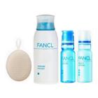 Daily Care Set (4 Items): Puff + Powder 50g + Lotion 30ml + Milky Lotion 30ml 4 Pcs