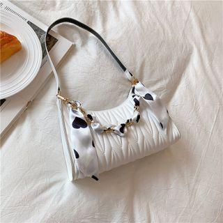 Quilted Chain Faux Leather Shoulder Bag