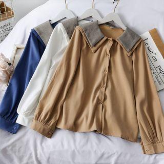 Dual-collar Loose-fit Shirt