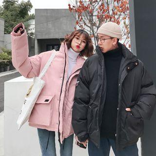 Couple Matching Applique Padded Coat
