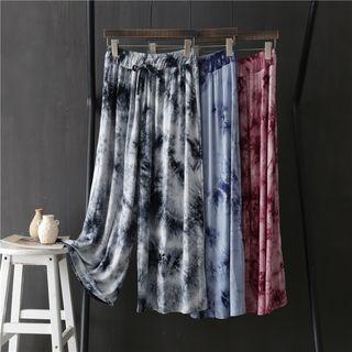 Tie-dyed Wide-leg Pants
