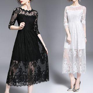 Lace Panel Sundress