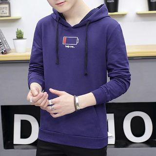 Battery Print Hoodie