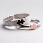 Couple Matching Puzzle Ring