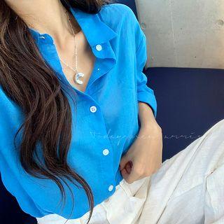 Regular-fit Sheer Shirt