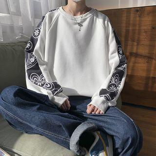 Print Panel Loose-fit Sweatshirt