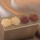 Resin Rose Earring