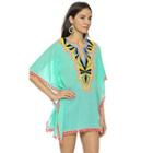 Embroidered Chiffon Cover-up