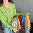 Single-breasted Crop Cardigan