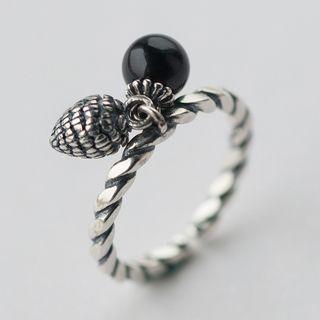 925 Sterling Silver Ribbed Ring