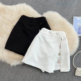 High Waist Wide Leg Skorts