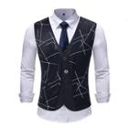 Mock Two-piece Print Shirt
