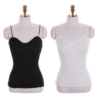 Frill-edge Camisole Top