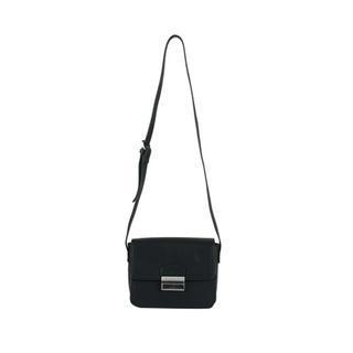 Push-lock Flap Shoulder Bag