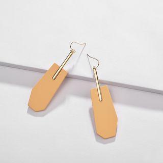 Geometric Polygonal Colored Earrings