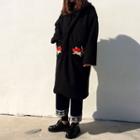 Goldfish Embroidered Buttoned Coat