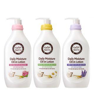Happy Bath - Daily Moisture Oil In Lotion 450ml (3 Types) Lavender