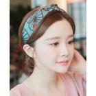 Scarf Print Knotted Hair Band