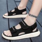 Embroidered Velcro Sandals