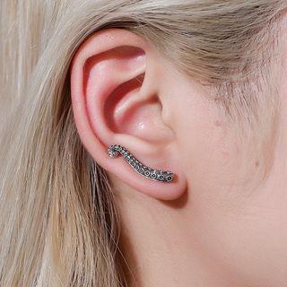 Octopus Stud Earring 1 Pair - 01-7532 - Silver - One Size