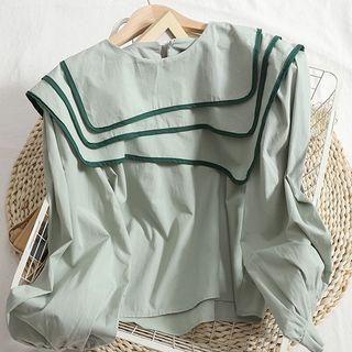 Tiered Collar Blouse