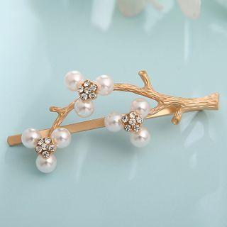 Branches Faux Pearl Hair Clip