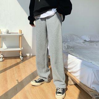 Loose-fit Fleece Wide-leg Pants