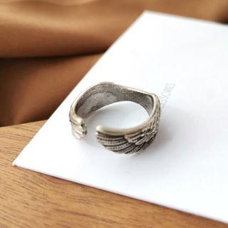 Wings Alloy Open Ring 1 Pc - Ring - Silver - One Size