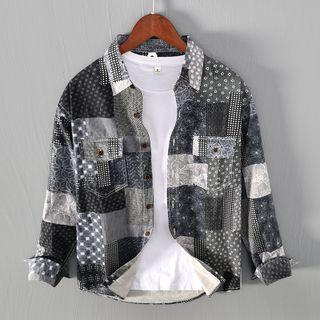 Long Sleeve Patch Shirt