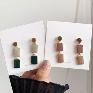 Glaze Rectangle Drop Earring
