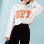 Letter Distressed Long-sleeve T-shirt