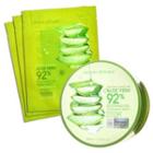 Nature Republic - Bundle: Soothing & Moisture Aloe Vera 92% Soothing Gel + Mask Sheet 3 Pcs 4 Pcs