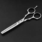 Set: Stainless Steel Haircut Scissors + Hair Comb