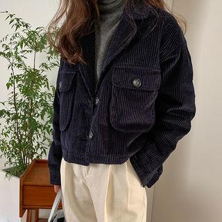 Boxy Corduroy Trucker Jacket