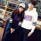 Couple Matching Lettering Hoodie / Pants