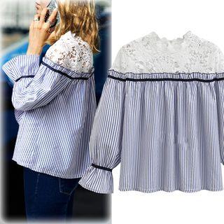 Lace Yoke Blouse