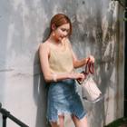 Cross-strap Back Camisole Top