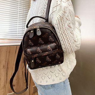Horse Print Backpack