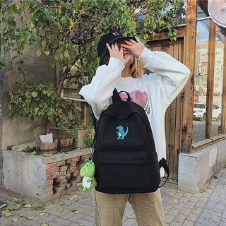Dinosaur Embroidered Backpack