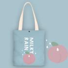 Peach Canvas Tote Bag