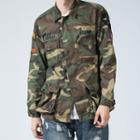 Camouflage Embroidered Jacket