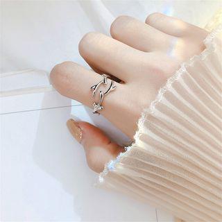 925 Sterling Silver Branches Open Ring Open Ring - Branches - 13