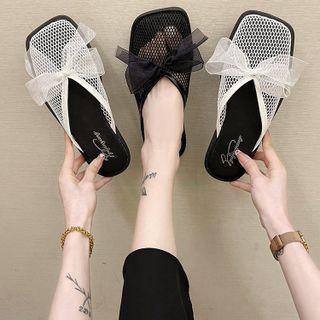 Mesh Perforated Mules