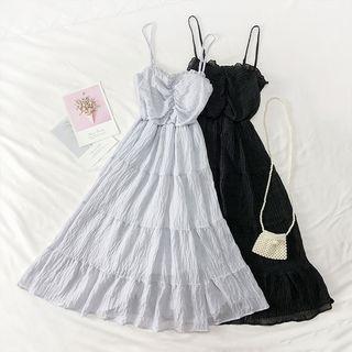 Ruched Sleevless Dress
