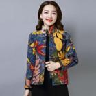Floral Button Jacket