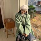 Handmade Woolen Short Mac Coat