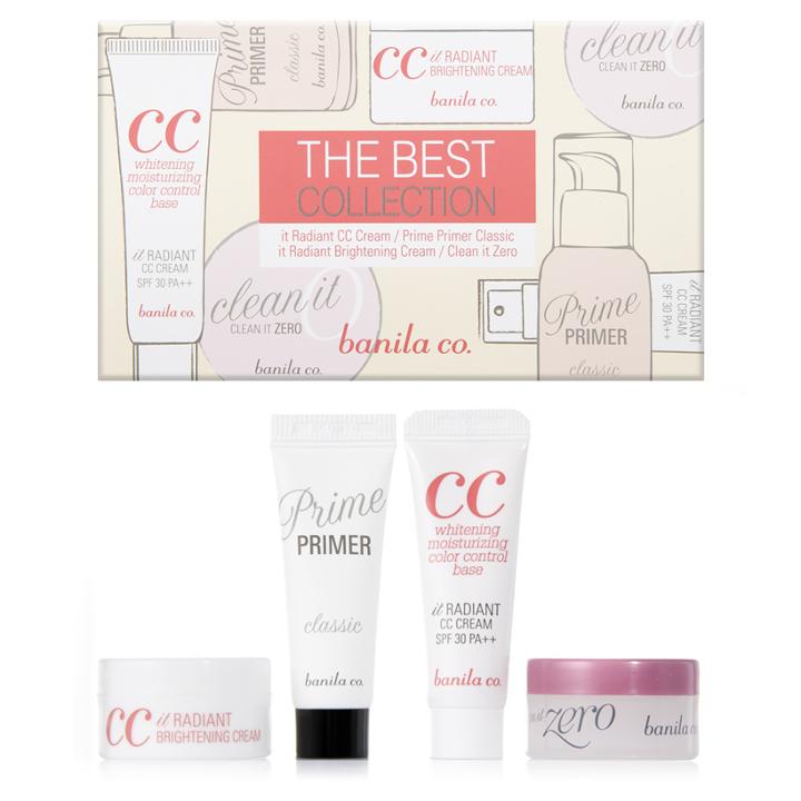 Banila Co. - The Best Collection: Cc Cream + Primer Classic + Brightening Cream + Clean It Zero 4 Pcs