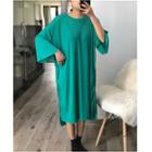 Oversized Midi T-shirt Dress