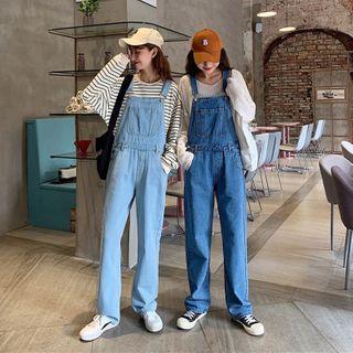 Denim Straight Leg Jumpsuit