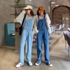 Denim Straight Leg Jumpsuit